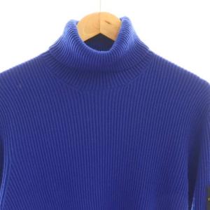 STONE ISLAND タートルネックニットプルオーバー M ブルー