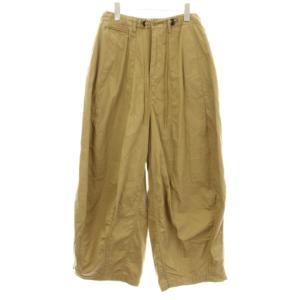 ヒザデルパンツ ワイド ジップフライ コットン 1 ベージュ BG127 /KU