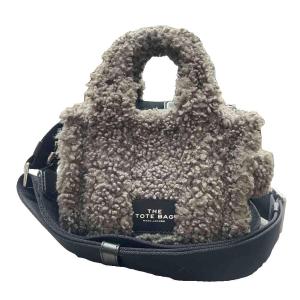 THE TEDDY TOTE BAG 2way マイクロ ショルダーバッグ トートバッグ ボア ロゴ H011M12FA22