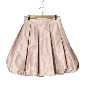バルーンスカート ひざ丈 フレアスカート 40 L ピンク GY43
