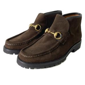 ホースビット チャッカブーツ スエード 0067114 39.5 E ダークブラウン