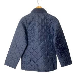 LAVENHAM キルティングジャケット 長袖 コーデュロイ スナップボタン ナイロン 紺 ネイビー W-L-8074-02