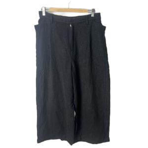 ツイードイージーワイドパンツ パンツ ツイード S ブラック