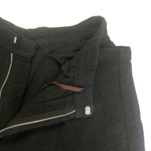 Edwina Horl ツイードイージーワイドパンツ パンツ ツイード S ブラック