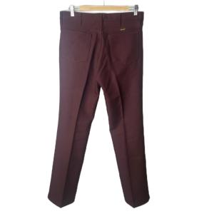 ランチャードレス パンツ センタープレス W32 ボルドー