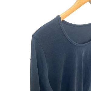 KANATA ロングスリーブ カットソー Tシャツ クルーネック 2 ネイビー