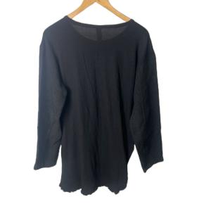 Edwina Horl ツイード切替カットソー カットソー Tシャツ S ブラック