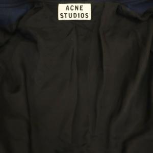 Acne Studios フライトジャケット ブルゾン ジップアップ 36 ネイビー /DF OS
