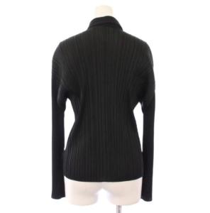 PLEATS PLEASE ISSEY MIYAKE イッセイミヤケ ブラウス 3 ブラック