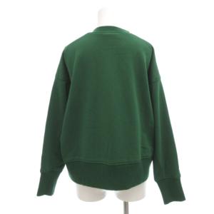 LACOSTE 近年 スウェットカーディガン ロゴ刺繍 バンドカラー 34 緑 グリーン /JS GY19