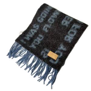 from me to you scarf  マフラー スカーフ ブラック ブルー マフラー 152551978