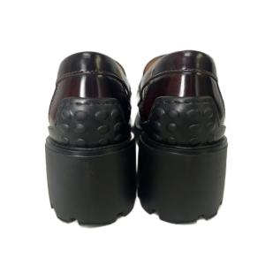 TOD'S 厚底 ローファー 36.5 ボルドー