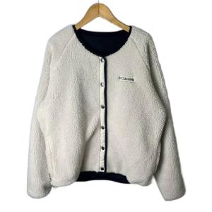 リバーシブルジャケット ボアジャケット ジャケット XL アイボリー ブラック