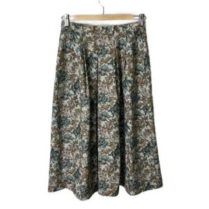 スカート 総柄 11 グリーン