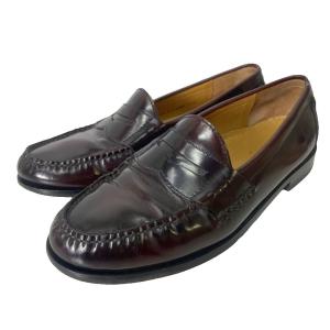 コインローファー 革靴 シューズ レザー 9.5 D ダークブラウン GY14