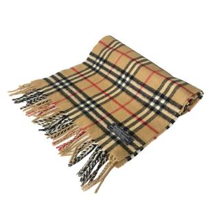 burberrys カシミヤブレンド ノバチェック マフラー ベージュ レッド ブラック