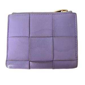 カセット マキシ イントレチャート 二つ折り財布 パープル
