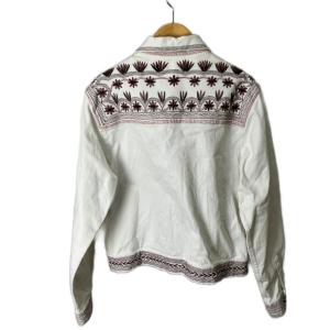 ISABEL MARANT ETOILE 刺繍ジャケット トラッカージャケット ジャケット 36 ホワイト