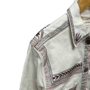 ISABEL MARANT ETOILE 刺繍ジャケット トラッカージャケット ジャケット 36 ホワイト