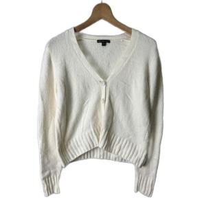 カーディガン ショート丈 長袖 1 白 ホワイト GY43