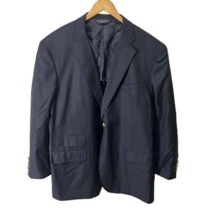 カノニコ生地仕様 金釦テーラードジャケット ネイビー