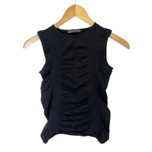 ノースリーブ カットソー Tシャツ ナイロン M ブラック GY43