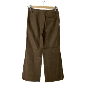 RALPH LAUREN フレアパンツ パンツ リネン 7 ブラウン GY43