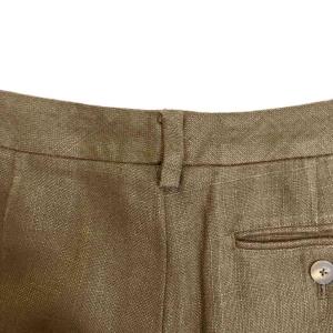 RALPH LAUREN フレアパンツ パンツ リネン 7 ブラウン GY43