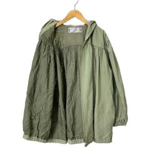 YVES SAINT LAURENT ブルゾン パーカー フーデット フーディ ギャザー グリーン AA