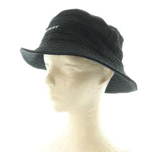 GIVENCHY バケットハット 帽子 エンボス 59 黒 ブラック BPZ05BP0SH /SS OS AD