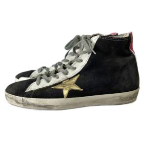 FRANCY スニーカー ハイカット ヴィンテージ加工 41 ブラック