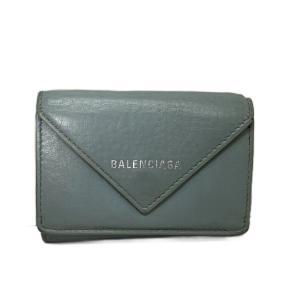 PAPIER MINI WALLET 3つ折り財布 スカイブルー レディース 391446 4005・Y・5275