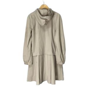 FOXEY フーデットコート 40 ベージュ