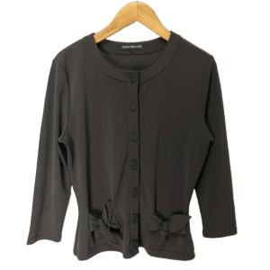 ブラウス リボン 40 ブラウン