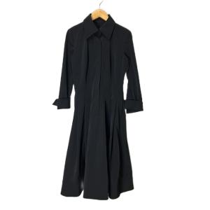 シャツワンピース 42 ブラック