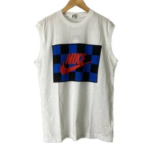 Tシャツ ノースリーブ ヴィンテージ L ホワイト