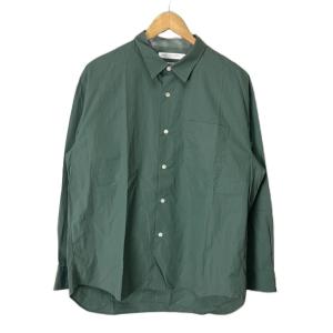 ×THOMAS MASON レギュラーフィットシャツ シャツ 長袖 M グリーン UR24-13M002
