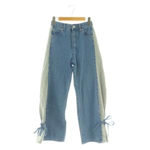25SS SIDE SWITCH 2WAY RIBBON DENIM PANTS デニムパンツ スウェット