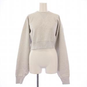24SS Cropped Sweat Pullover クロップドスウェットプルオーバー トレーナー 長袖