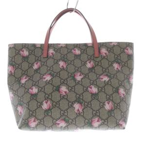 チルドレンズ GGスプリーム ローズ トートバッグ ブラウン 410812