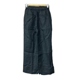 Framework リネンパンツ ワイド パンツ 36 ブラック GY06