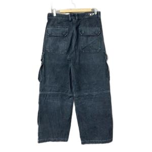 DIESEL Relaxed Jeans - D-Touch デニム カーゴパンツ  W28 ブラック 007Z9