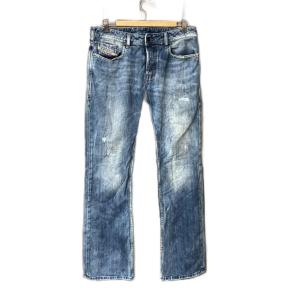 デニム ジーンズ パンツ ダメージ加工 W30 インディゴ