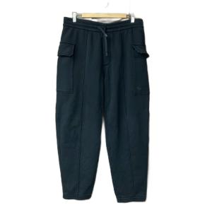 スウェットカーゴパンツ パンツ カーゴ パンツ ロゴ M ネイビー