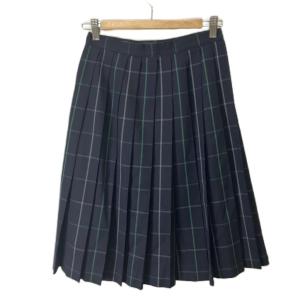 burberrys ウールスカート プリーツ ネイビー