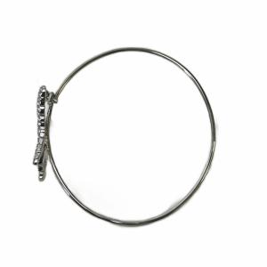 SWAROVSKI バタフライモチーフブレスレット ブレスレット バングル シルバーカラー