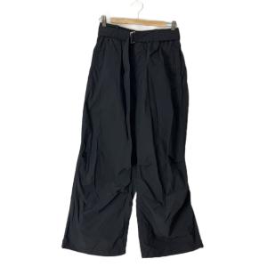 ベルテッドスノーワイドパンツ カーゴパンツ パンツ 0 ブラック