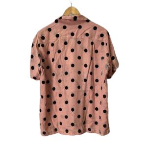 WACKO MARIA guilty partie ドットオープンカラーシャツ 開襟 半袖 シャツ M ピンク