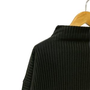 HOMME PLISSE ISSEY MIYAKE プリーツTシャツ 長袖 カットソー ハイネック 2 グリーン HP13JK604