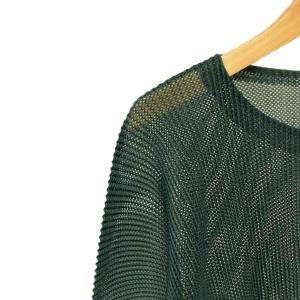 PLEATS PLEASE ISSEY MIYAKE メッシュプリーツ カーディガン 3 グリーン PP23FO362